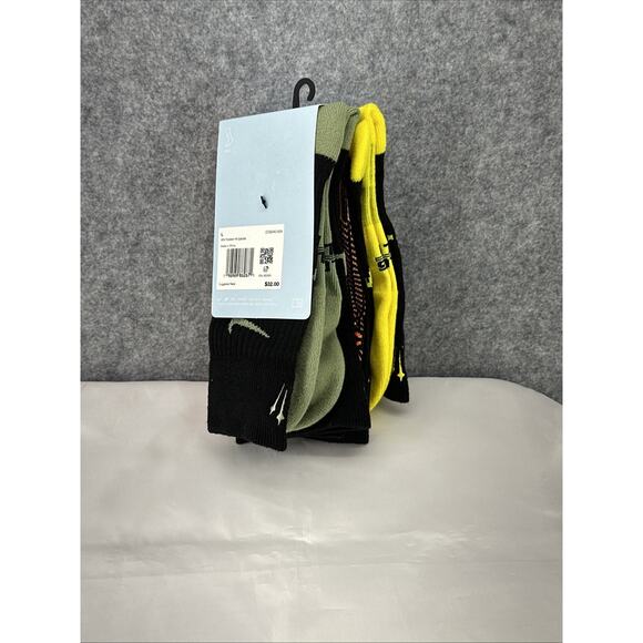 Nike x Nocta Drake DRI-FIT Crew Socks 3 Pack Black Men's Size 8-12 DD9240-909 - Picture 2 of 9